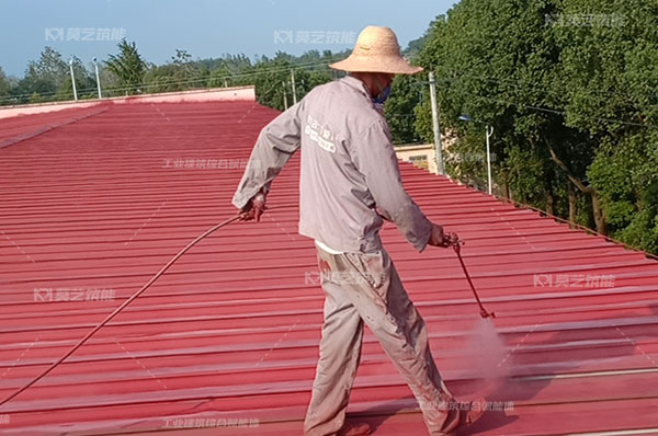 彩鋼瓦工業(yè)廠房應用水性涂料